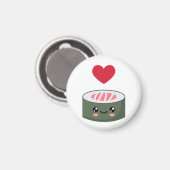 私は寿司が大好き マグネット (正面/裏面)