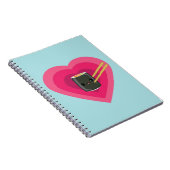 私は寿司のかわいいの寿司ロールを愛します ノートブック (右側)