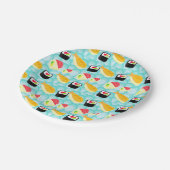 私は寿司の紙皿を愛します ペーパープレート (アングル)