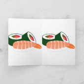 私は寿司よりも君を愛している カード (内部)