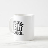 私は将来の弁護士の法科大学院に入れない コーヒーマグカップ (正面左)