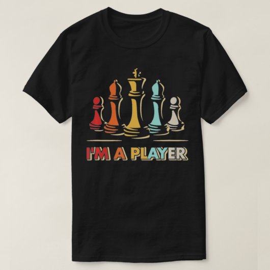 私は将棋おもしろい士 Tシャツ (デザイン正面)