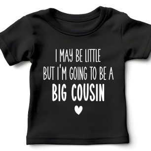私は小さいかも大いにいとこになる ベビーTシャツ