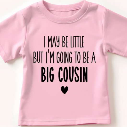 私は小さいかも大いにいとこになる ベビーTシャツ