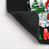 私は小さいがいけなまだ素敵なクリスマスブルT マウスパッド (コーナー)