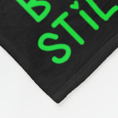 私は小さいがいけなまだ素敵なクリスマス フリースブランケット (角)