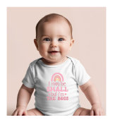 私は小さいが私はボス ベビーTシャツ