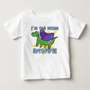 私は小さい短気者のTシャツです ベビーTシャツ