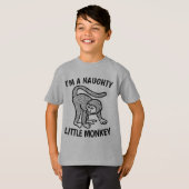 私は小さないけな猿の子供Tシャツだ Tシャツ (正面フル)