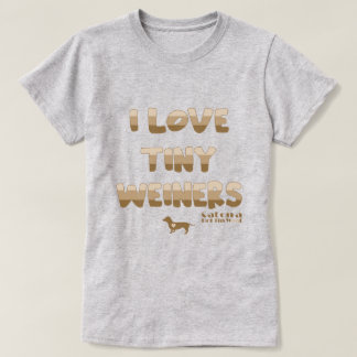 私は小さなウィーナー Tシャツ