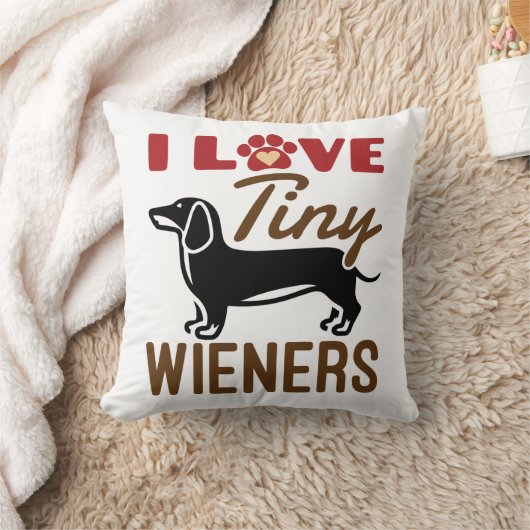 私は小さなウィーンのミニチュアダックスシュントのドキシー大好き クッション (ブランケット)