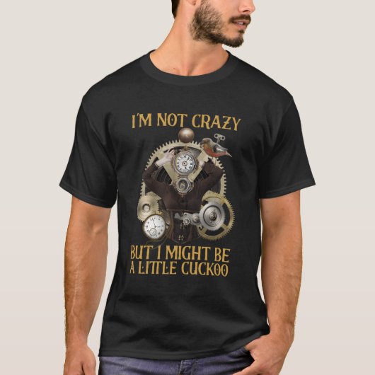 私は小さなカッコウ動物鳥カッコウかもしれない Tシャツ (正面)
