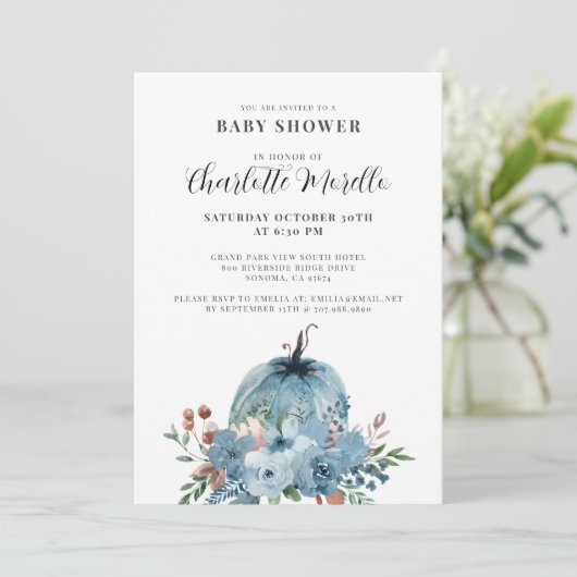 私は小さなカボチャのほこりっぽい青い秋に行く 招待状 (スタンド正面)