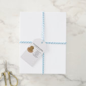 私は小さなグラウンドホッグだ ギフトタグ (より糸付き)