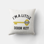 私は小さなドア鍵 クッション (裏面)