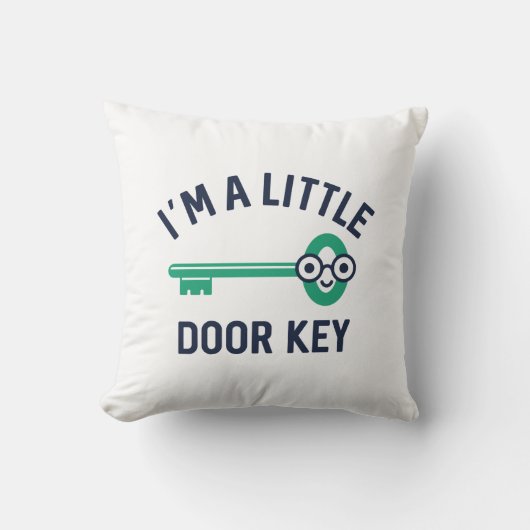私は小さなドア鍵 クッション (正面)
