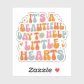 私は小さなハートPCICUに美救済しい一日である シール (シート)