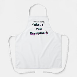 私は小さな人間を育てる：あなたのパワーすごいエプロンは何だ エプロン