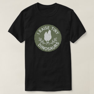 私は小さな恐竜のチキン愛好家を育てる Tシャツ