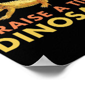 私は小さな恐竜のトカゲ爬虫類を育てる ポスター (角)