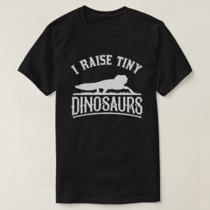 私は小さな恐竜を育てるヴィンテージレトロヒョウGecko Tシャツ