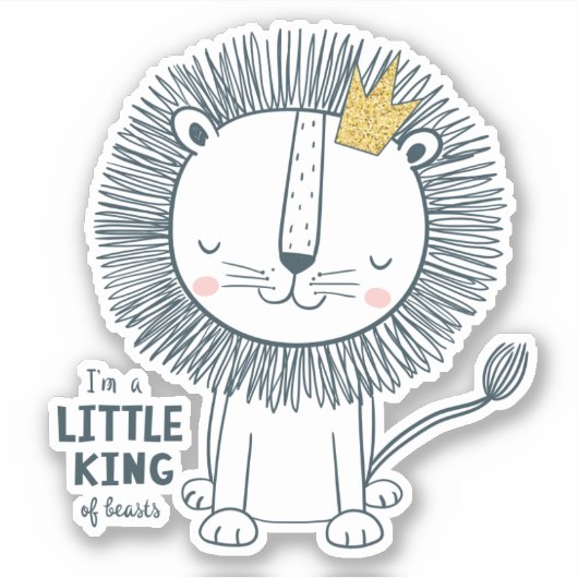 私は小さな王だ シール (正面)