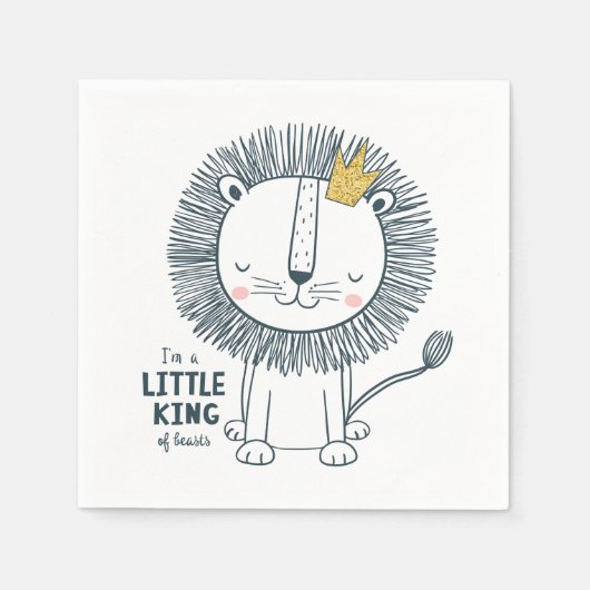 私は小さな王だ スタンダードカクテルナプキン (正面)