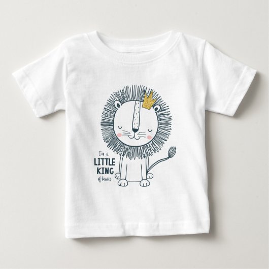 私は小さな王だ ベビーTシャツ (正面)