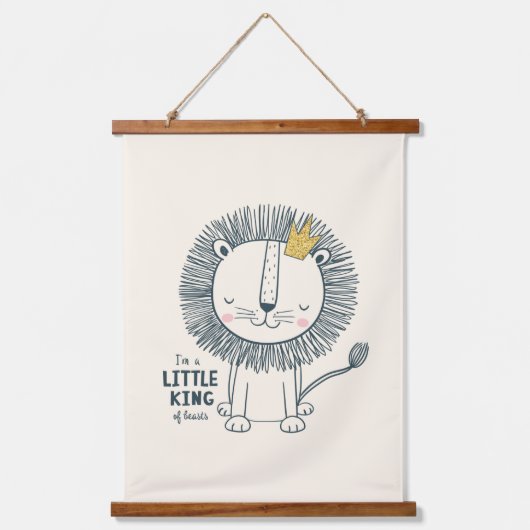私は小さな王だ 吊り下げ型タペストリー (正面)