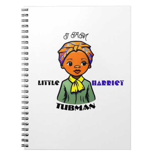 私は小さなHarriet Tubman黒い歴史 ノートブック (正面)