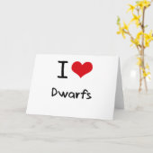 私は小びとを愛します カード (黄色い花)