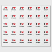 私は小びとを愛します ラッピングペーパー (フラット)