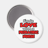 私は小児ナースが大好きだ マグネット (正面/裏面)