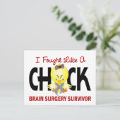 私は小児1脳手術の生存者のように戦った ポストカード (スタンド正面)