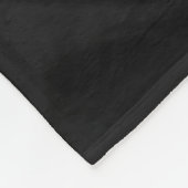 私は小切手を持つ退役軍人書で空白のす フリースブランケット (角)