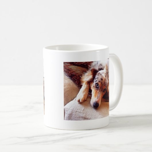 私は小型オーストラリア人を愛します! 甘いStarr! コーヒーマグカップ (正面右)