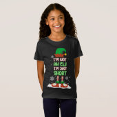 私は小妖精や小人ではない私は短い一致のクリスマスP Tシャツ (正面フル)