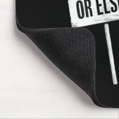 私は小妖精や小人怒可愛いグーチおもしろいー良い マウスパッド (コーナー)