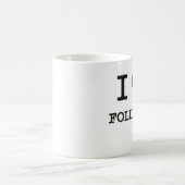 私は小胞を愛します コーヒーマグカップ (中央)