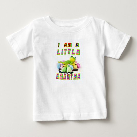 私は少しイースター過ぎ ベビーTシャツ (正面)