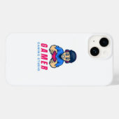 私は少しゲーマーで電話カバー Case-Mate iPhoneケース (裏面 (横))