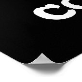 私は少しコーンプンダークおもしろいBGトウモロコシ ポスター (角)