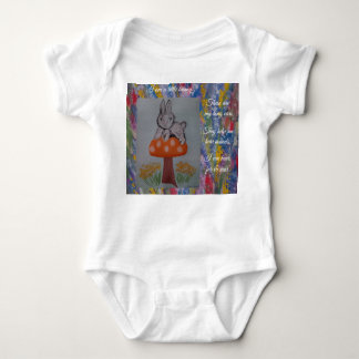 私は少しバニーだ ベビーボディスーツ