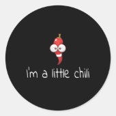 私は少し冷たい冷たい唐辛子だ ラウンドシール (正面)