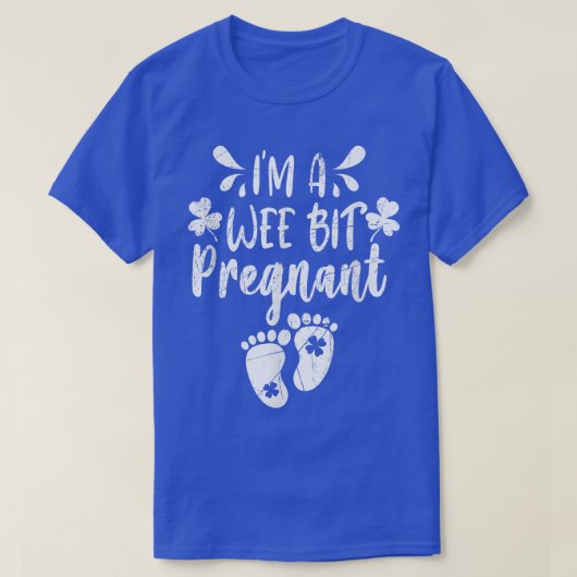 私は少し妊娠中のアイルランドのSt patricks妊娠だ Tシャツ (デザイン正面)