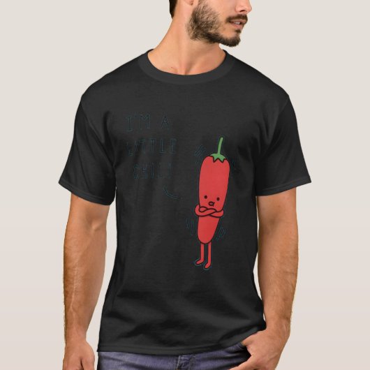 私は少し子供だ Tシャツ (正面)