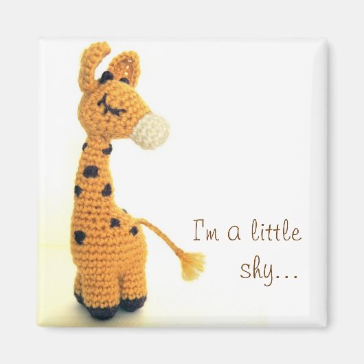 私は少し恥ずかしがり屋で… マグネット (正面)