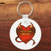 私は少し悪魔だ キーホルダー (正面)