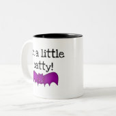 私は少し気が弱い ツートーンマグカップ (正面左)