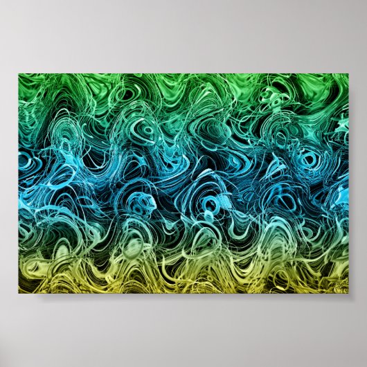 私は少し混乱している – 抽象芸術1 ポスター (正面)